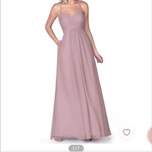 Azazie Vintage Mauve dress